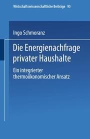 Cover von Die Energienachfrage privater Haushalte