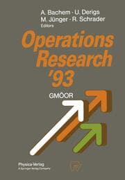 Cover von Operations Research 93