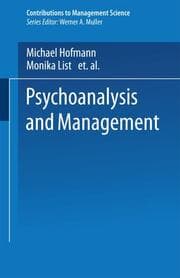 Cover von Psychoanalysis and Management