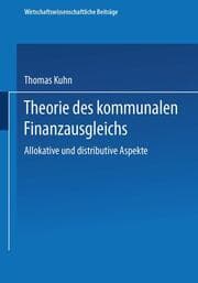 Cover von Theorie des kommunalen Finanzausgleichs