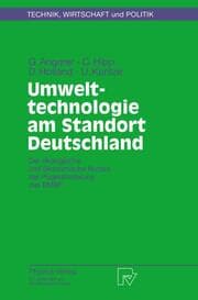 Cover von Umwelttechnologie am Standort Deutschland