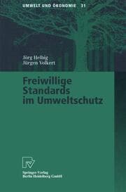 Cover von Freiwillige Standards im Umweltschutz