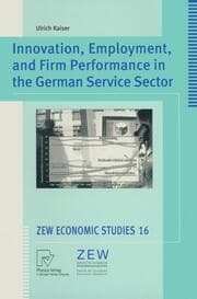 Cover von Innovation, Employment, and Firm Performance in the German Service Sector