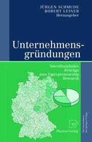 Cover von Unternehmensgründungen