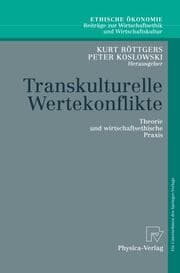 Cover von Transkulturelle Wertekonflikte
