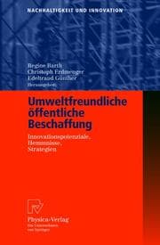 Cover von Umweltfreundliche öffentliche Beschaffung