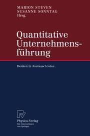 Cover von Quantitative Unternehmensführung