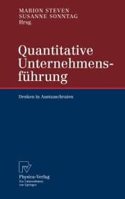 Cover von Quantitative Unternehmensführung