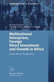 Cover von Multinational Enterprises, Foreign Direct Investment and Growth in Africa
