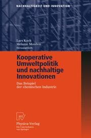 Cover von Kooperative Umweltpolitik und nachhaltige Innovationen