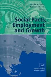 Cover von Social Pacts, Employment and Growth