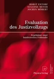 Cover von Evaluation des Justizvollzugs