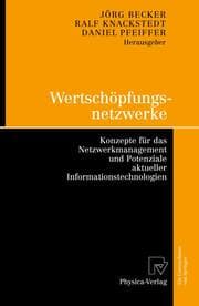 Cover von Wertschöpfungsnetzwerke