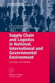 Cover von Supply Chain and Logistics in National, International and Governmental Environment