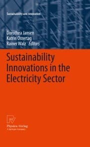 Cover von Sustainability Innovations in the Electricity Sector
