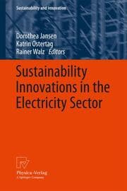 Cover von Sustainability Innovations in the Electricity Sector