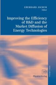 Cover von Improving the Efficiency of R&D and the Market Diffusion of Energy Technologies