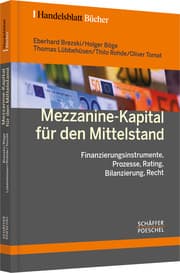 Cover von Mezzanine-Kapital für den Mittelstand