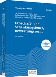Cover von Erbschaft- und Schenkungsteuer, Bewertungsrecht