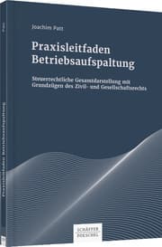 Cover von Praxisleitfaden Betriebsaufspaltung