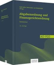 Cover von Abgabenordnung und Finanzgerichtsordnung - AO/FGO