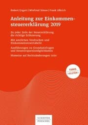 Cover von Anleitung zur Einkommensteuererklärung 2019