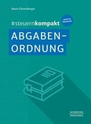 Cover von steuernkompakt Abgabenordnung