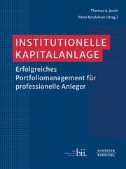 Cover von Institutionelle Kapitalanlage