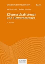Cover von Körperschaftsteuer und Gewerbesteuer