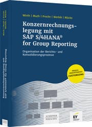 Cover von Konzernrechnungslegung mit SAP S4/HANA for Group Reporting