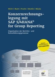 Cover von Konzernrechnungslegung mit SAP S4/HANA for Group Reporting