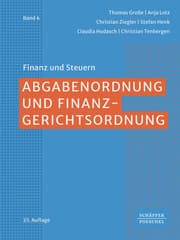 Cover von Abgabenordnung und Finanzgerichtsordnung