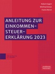 Cover von Anleitung zur Einkommensteuererklärung 2023