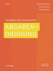 Cover von Abgabenordnung