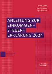 Cover von Anleitung zur Einkommensteuererklärung 2024