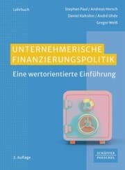 Cover von Unternehmerische Finanzierungspolitik