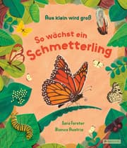 Cover von Aus klein wird groß. So wächst ein Schmetterling
