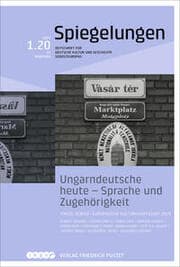 Cover von Ungarndeutsche heute - Sprache und Zugehörigkeit