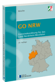 Cover von Gemeindeordnung für das Land Nordrhein-Westfalen (GO NRW)