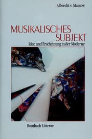 Cover von Musikalisches Subjekt