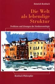Cover von Die Welt als lebendige Struktur