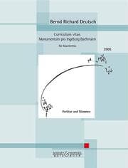 Cover von Curriculum vitae