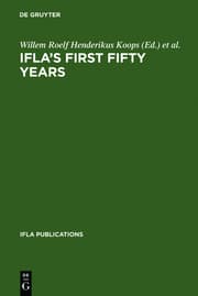 Cover von IFLA's First Fifty Years
