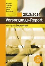 Cover von Versorgungs-Report 2013/2014