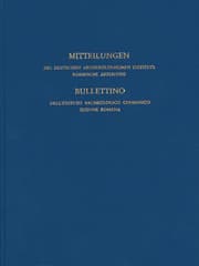 Cover von Mitteilungen des Deutschen Archäologischen Instituts, Römische Abteilung 112/2005/2006