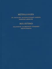 Cover von Mitteilungen des Deutschen Archäologischen Instituts, Römische Abteilung 118/2012