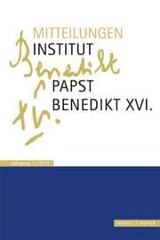 Cover von Mitteilungen Institut-Papst-Benedikt XVI. 7/2014