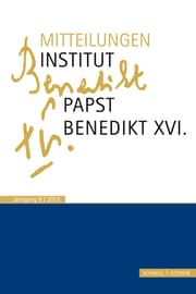 Cover von Mitteilungen Institut-Papst-Benedikt XVI. 8/2015