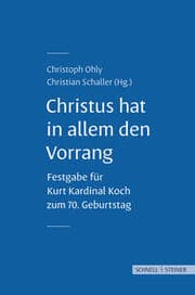 Cover von Christus hat in allem den Vorrang
