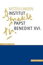 Cover von Mitteilungen Institut Papst Benedikt XVI. Bd 15
